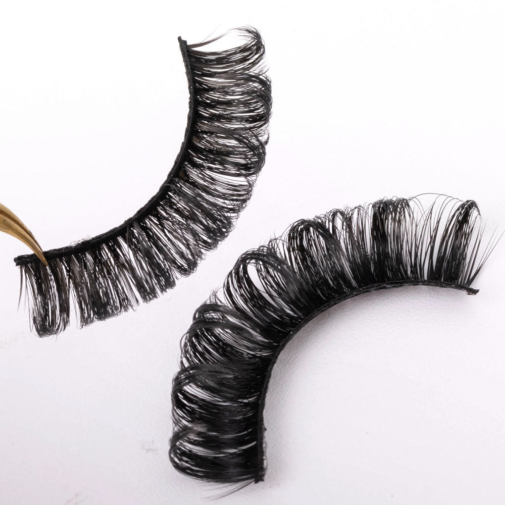 Queen-D curl Russian strip lash