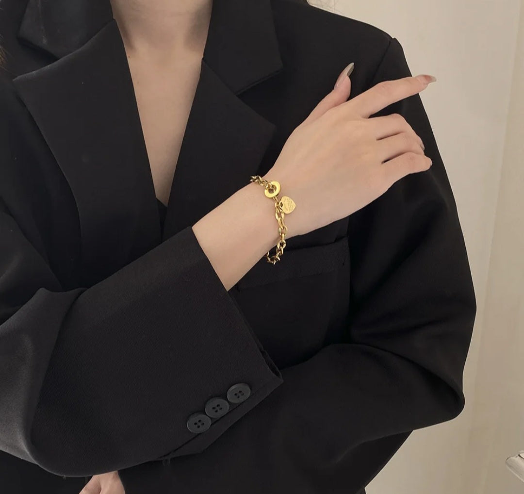 Proverbs Heart Bracelet