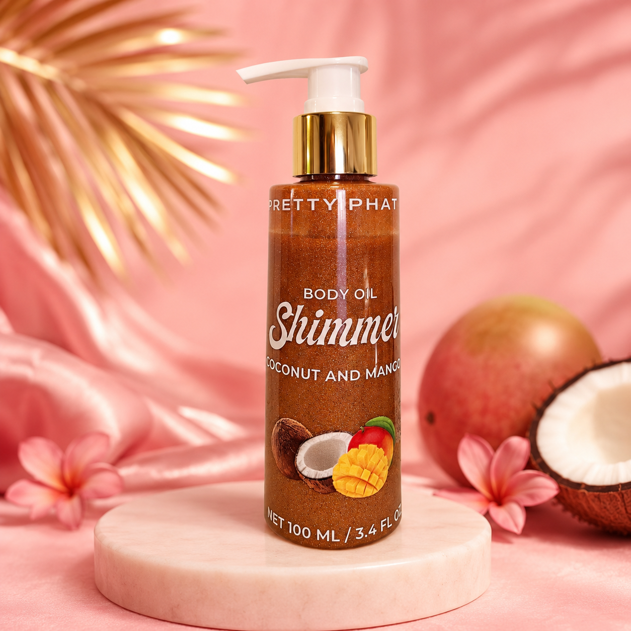 Coconut & Mango Shimmer Body Oil